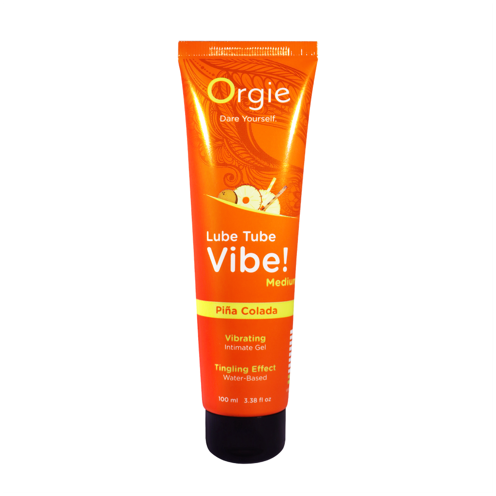 Lube Tube Vibe! - Medium - Piña Colada - 100ml | 3.38 fl oz.