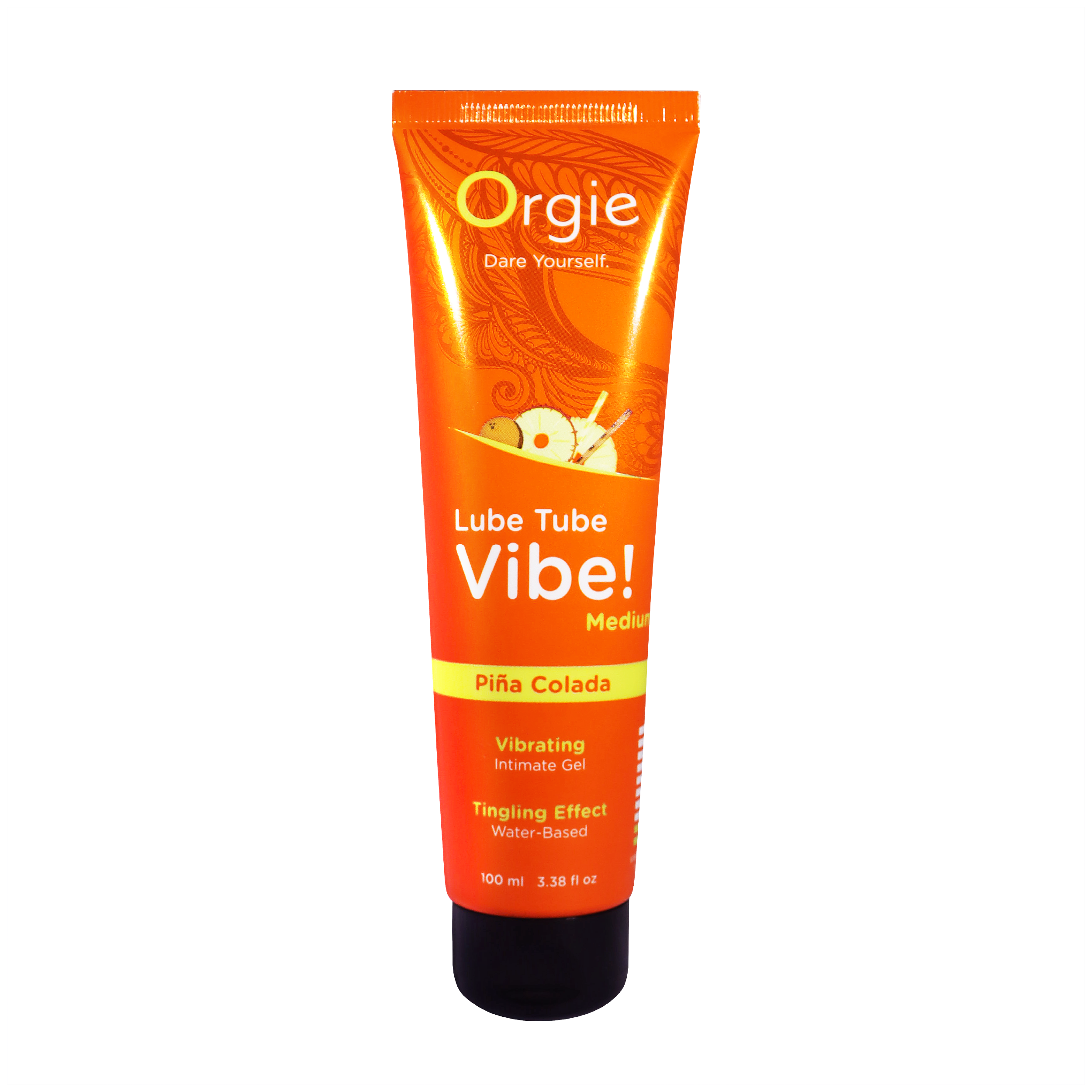 Lube Tube Vibe! - Medium - Piña Colada - 100ml | 3.38 fl oz.