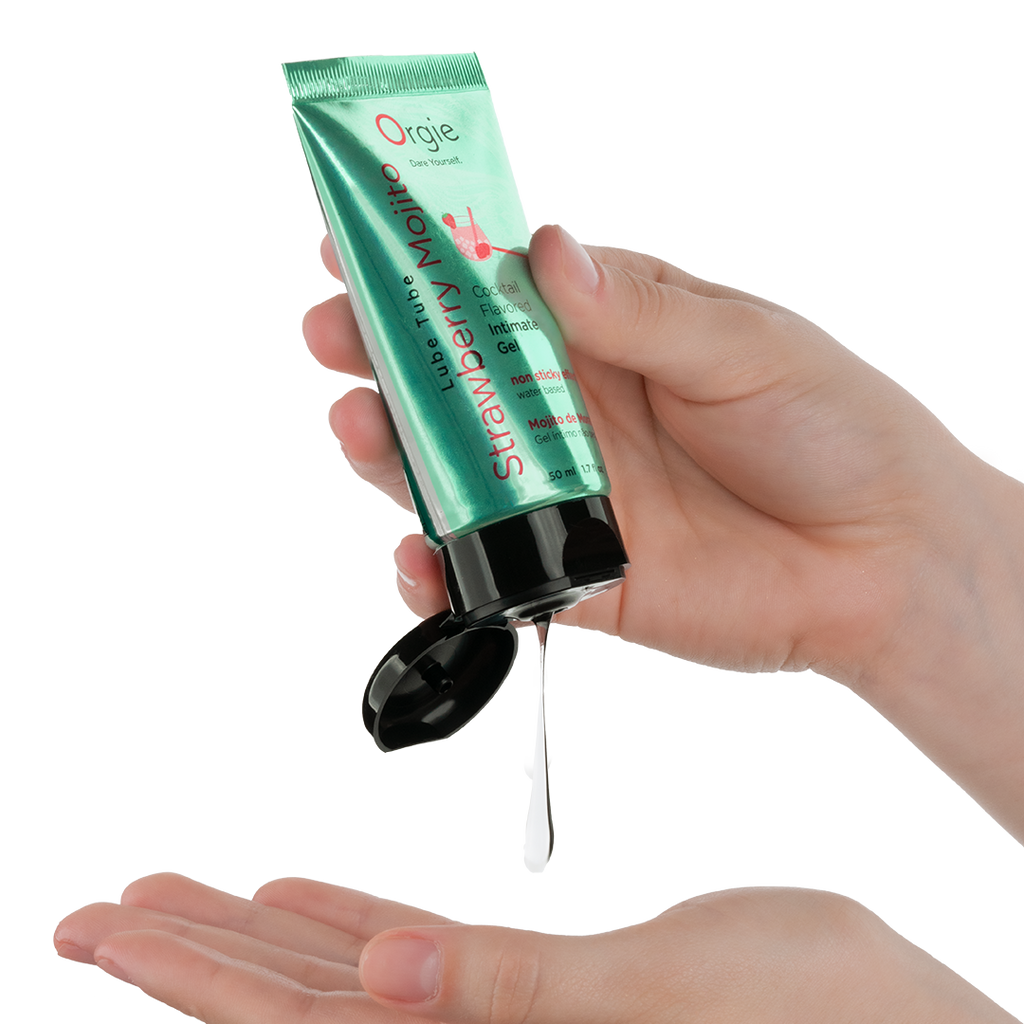 Lube Tube Cocktail Strawberry Mojito - 50ml | 1.7 fl oz.