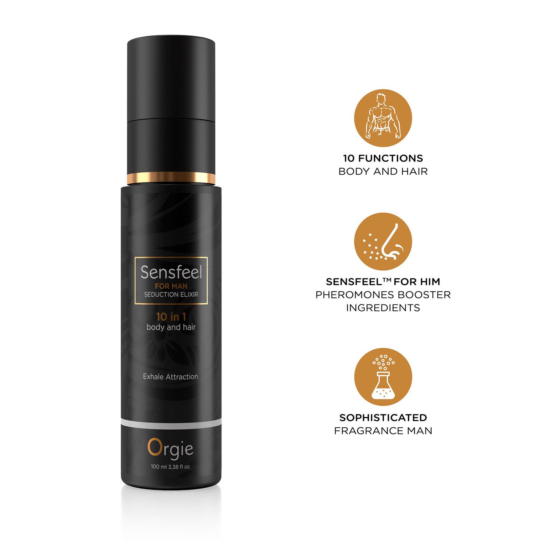 Sensfeel Seduction Elixir 10 in 1 for Man - Pheromone Booster