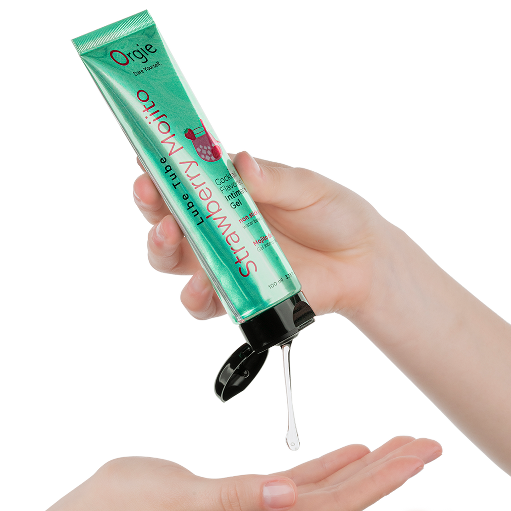 Lube Tube Cocktail Strawberry Mojito - 100ml | 3.38 fl oz.